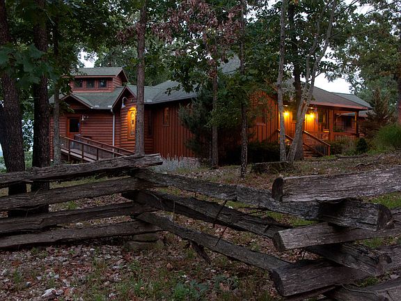 Split rail fence along road