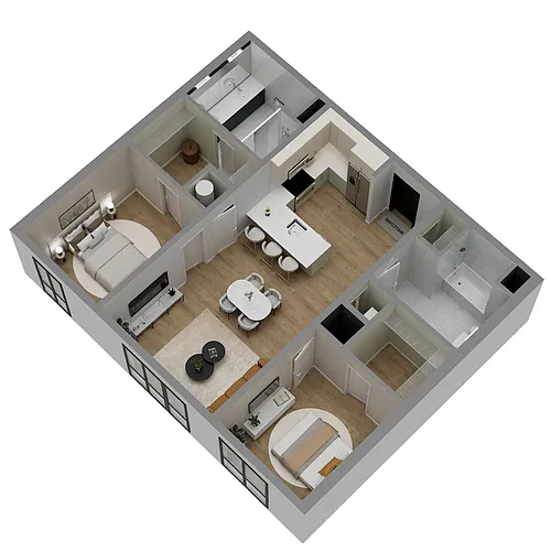 Floor plan B4