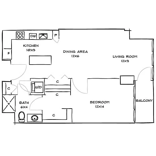 Floor plan Portland