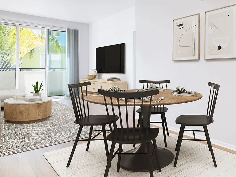Living Room with Hard Surface Flooring