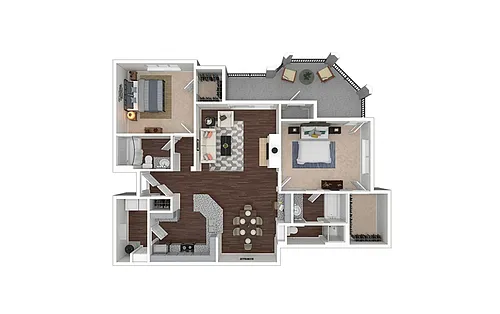 Floor plan Spring Brook B10