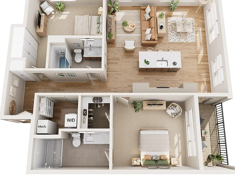 2 Bed 2 Bath in Glendale | 1,326 sq ft 2 Bed 2 Bath in Glendale | 1,326 sq ft