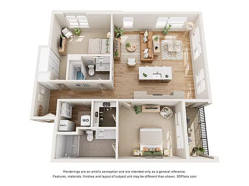 Floor plan Tinker