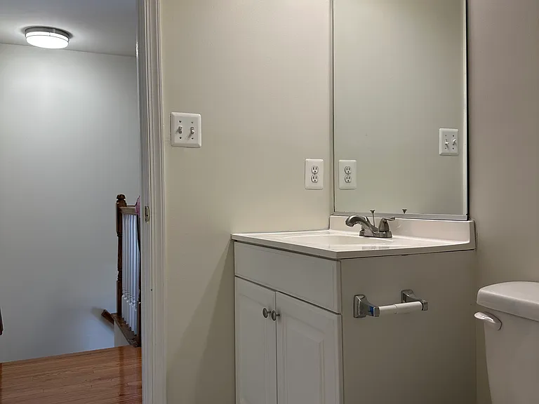 Hallway bathroom