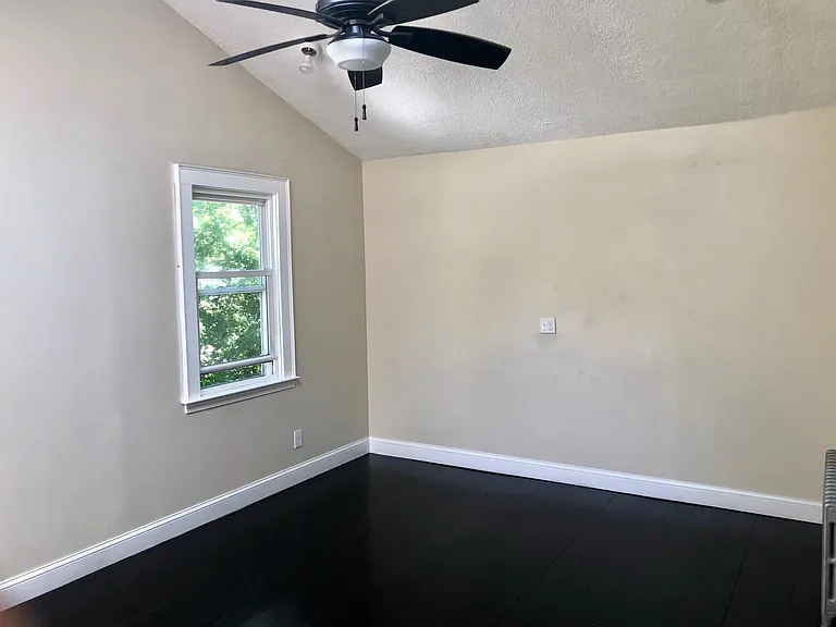 oversized living room with cathedral ceilings!