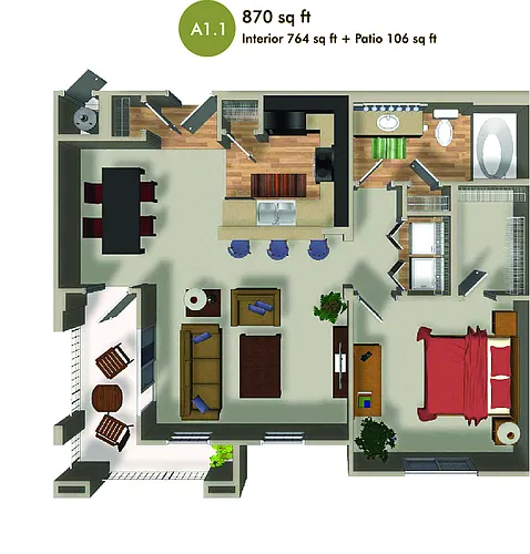 Floor plan A1