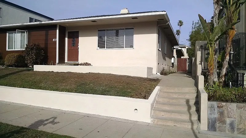 Front steps - Unit A is down the walkway