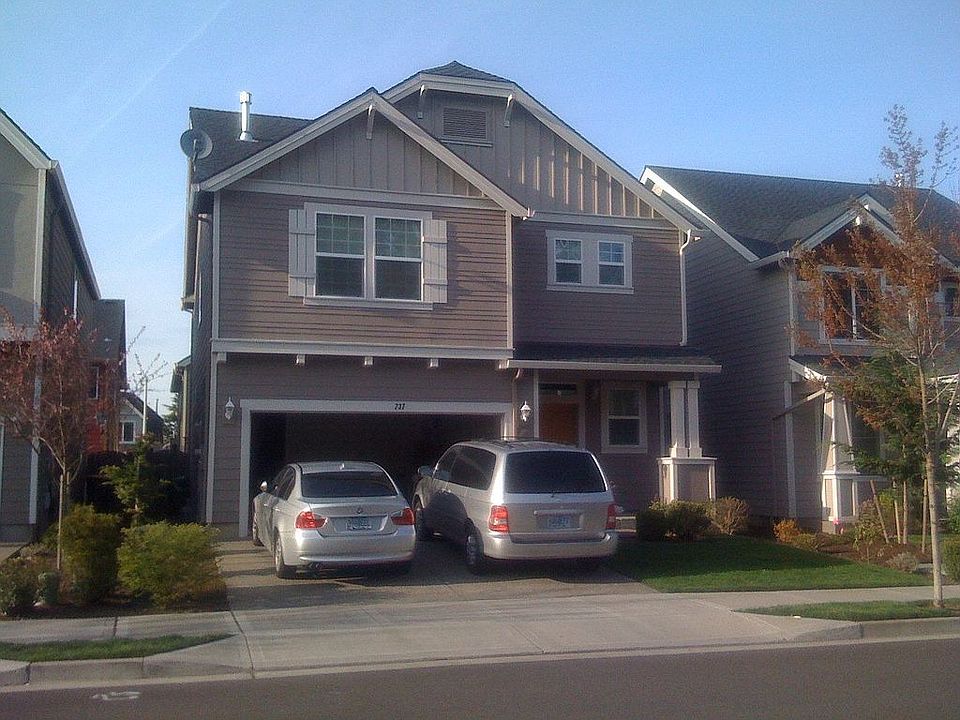 front of the house