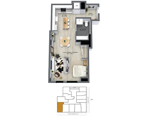 Floor plan 09 Tier Studio Deluxe