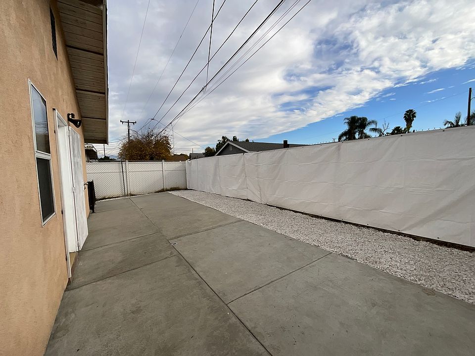 You have a private yard that's in front of the door