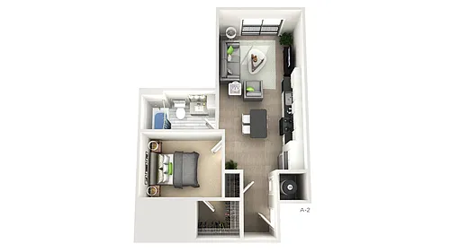 Floor plan One Bedroom