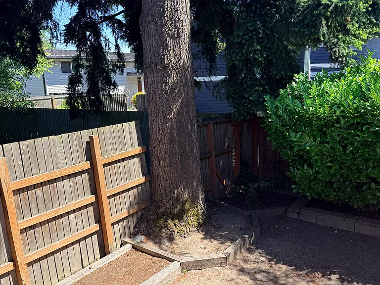 outside area. flowerbeds available to plant