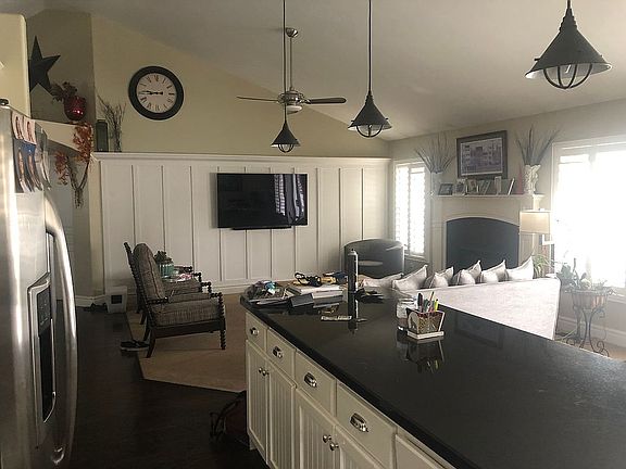 Kitchen and family room 