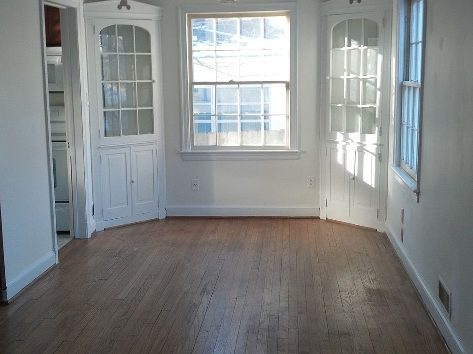 Dining Room with built-in cabinets