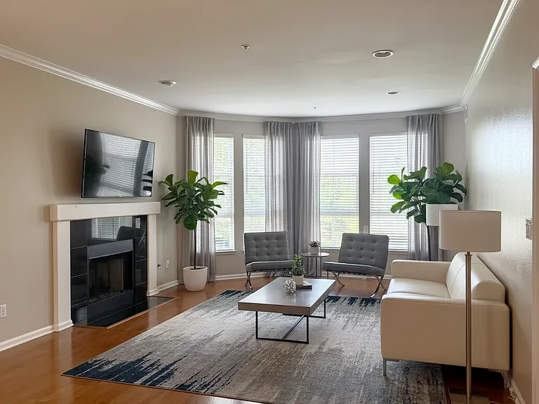 Living room - Virtually staged