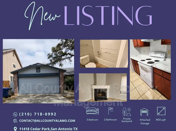 11418 Cedar Park, San Antonio, TX 78249