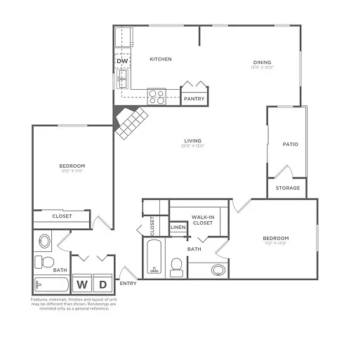 Floor plan B4-E-R