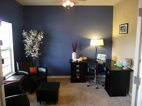 Study with French doors