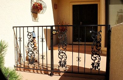 Gated Courtyard Entry
