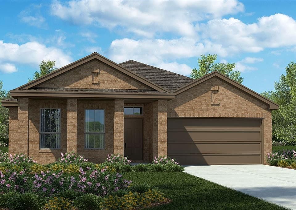 D.R. Horton's Carlsbad Floorplan, Elevation D. All photos shown here may not depict the specified home & features included are for illustration purposes only