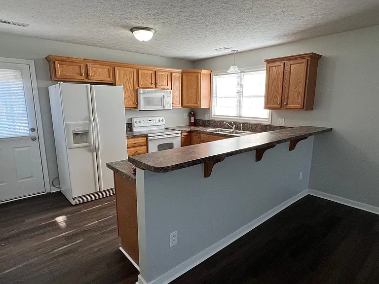 View of Kitchen from Living Room