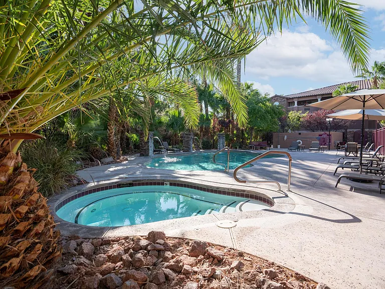 Year round heated pool