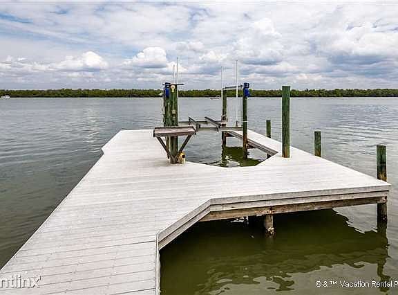 Access to the boat dock