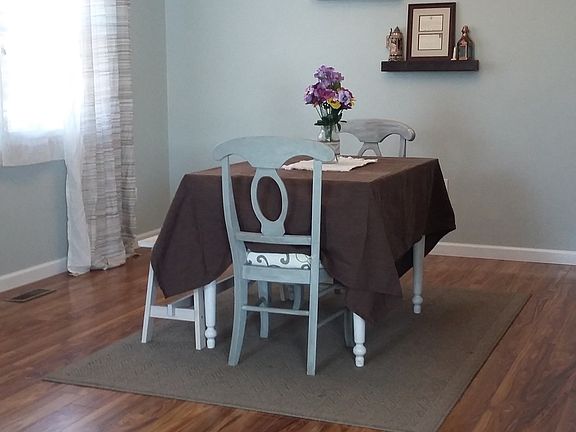 Spacious dining room