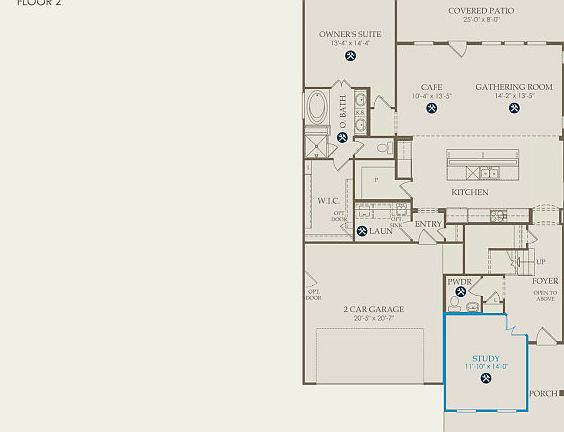Garwood Floor Plan, Quick Move-in Home, Floor 1