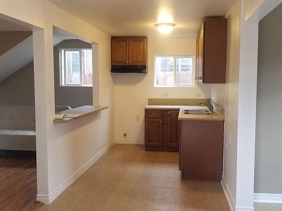 Downstairs- kitchen open concept
