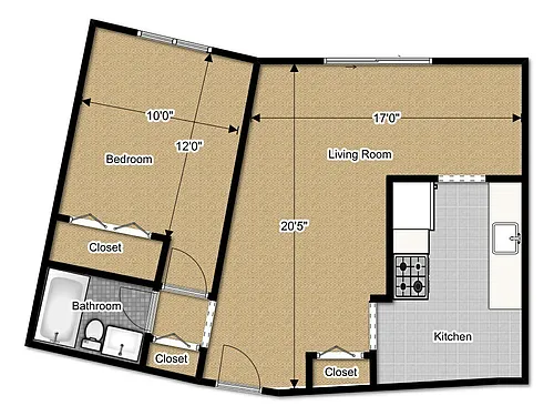 Floor plan Junior Standard