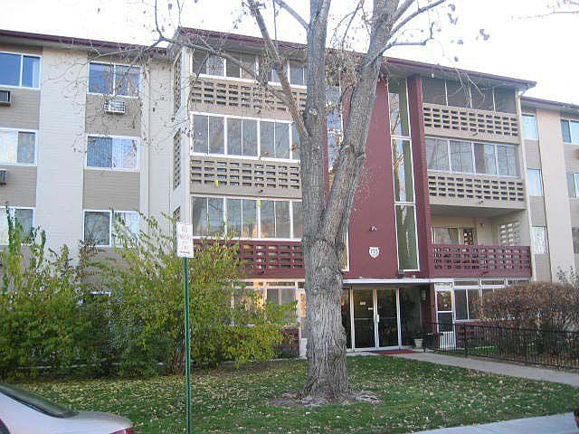 front of building