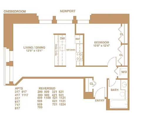 Floor plan Newport