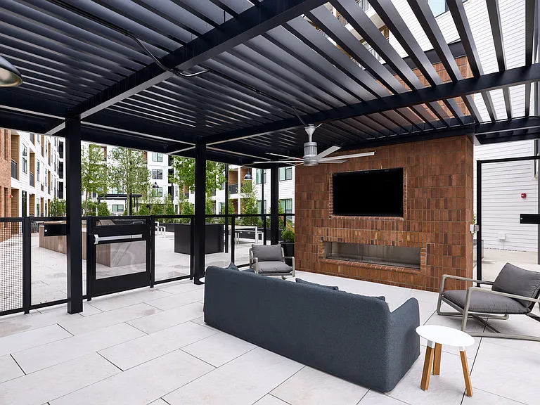 NEW South Building Poolside Covered Fireplace Lounge