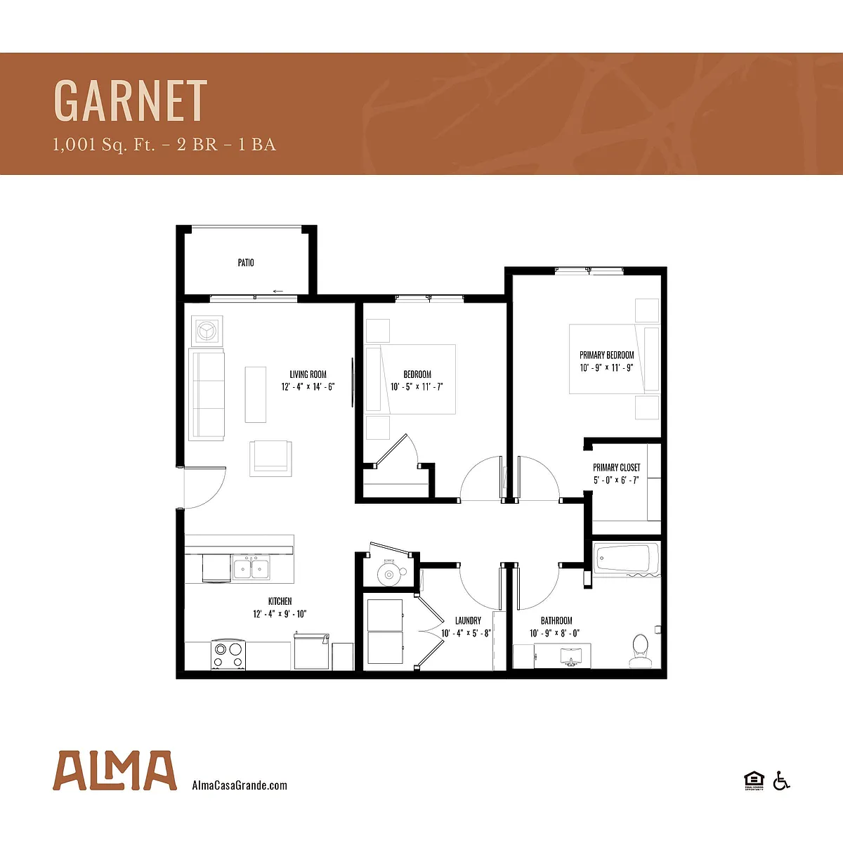 Floor plan Garnet