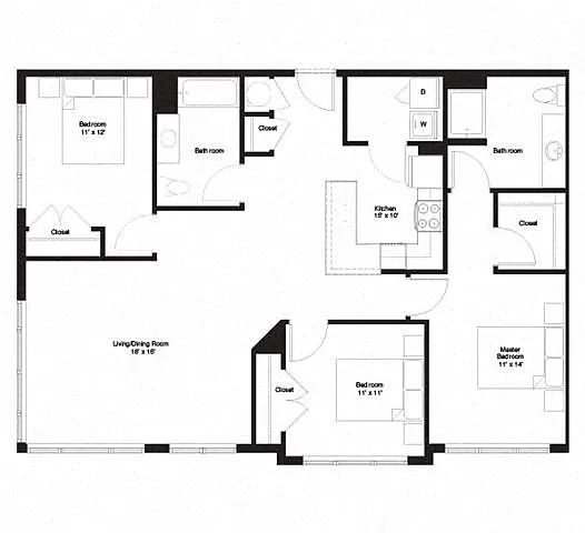 Floor plan 3A