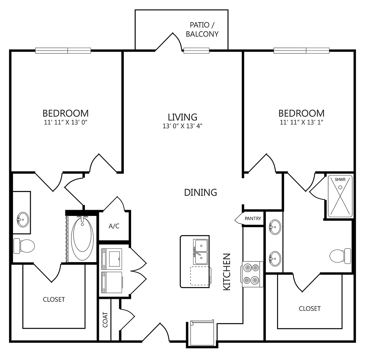 Floor plan B1
