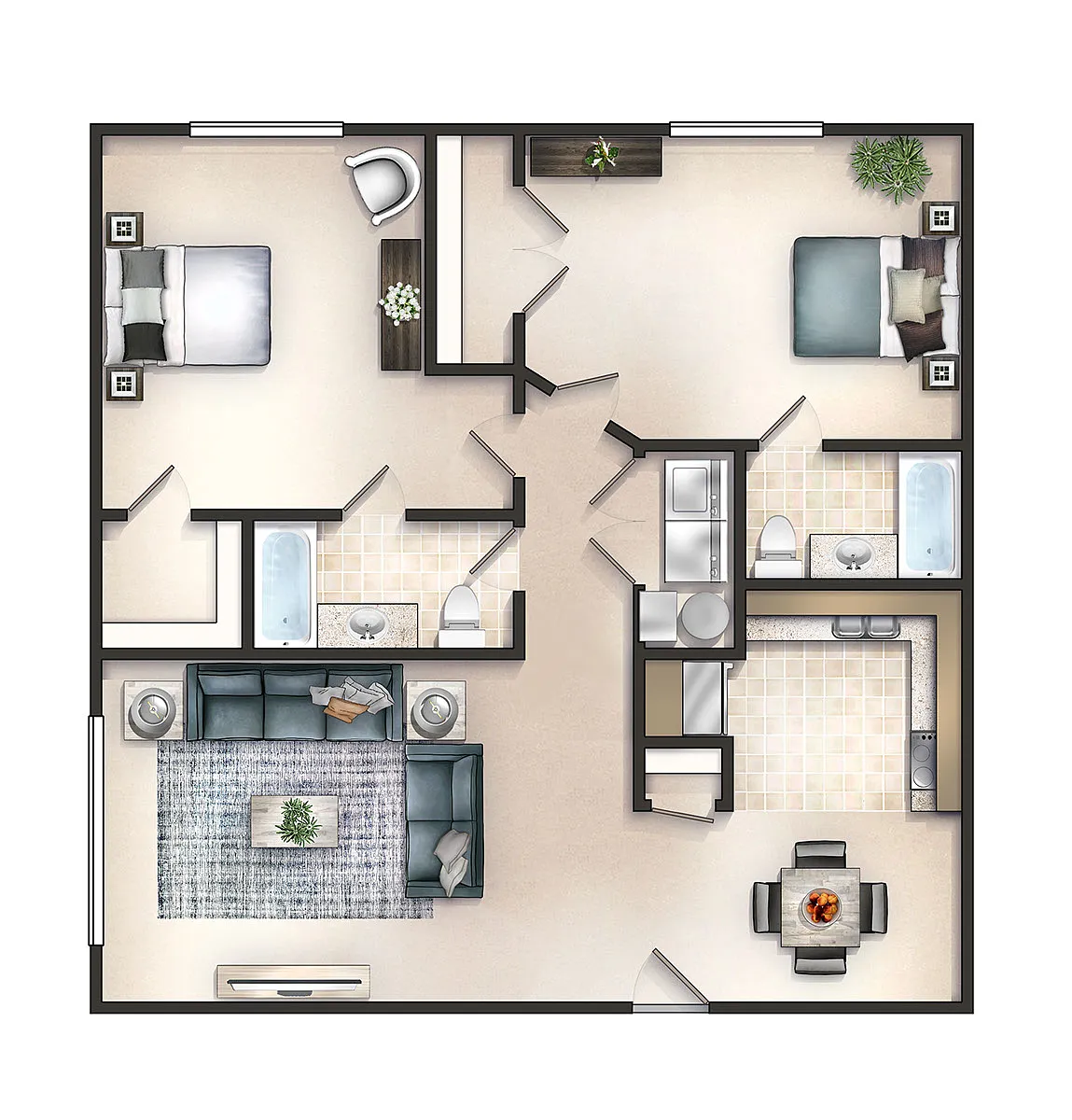 Floor plan The Jordan