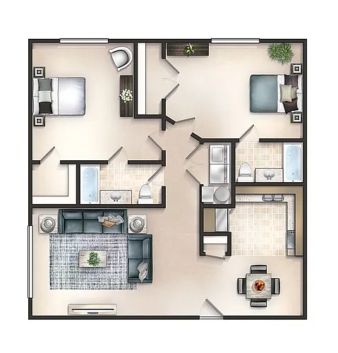 Floor plan The Jordan