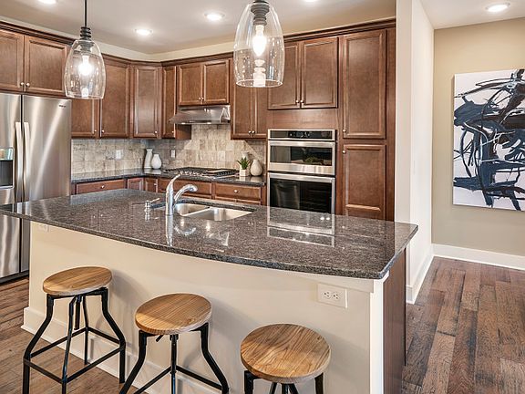 Kitchen with center island