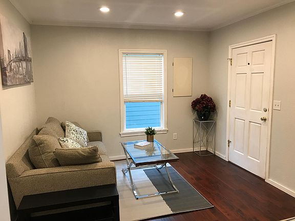 Living room looking back at front door