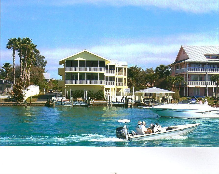 Front of Condo, situated directly on the Bay and the Intracoastal