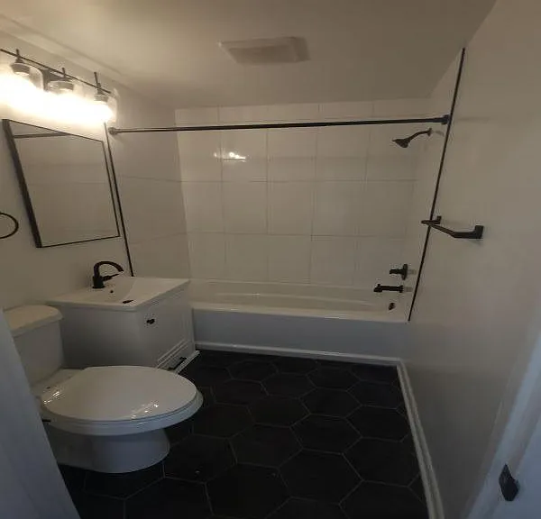 upgraded bathroom