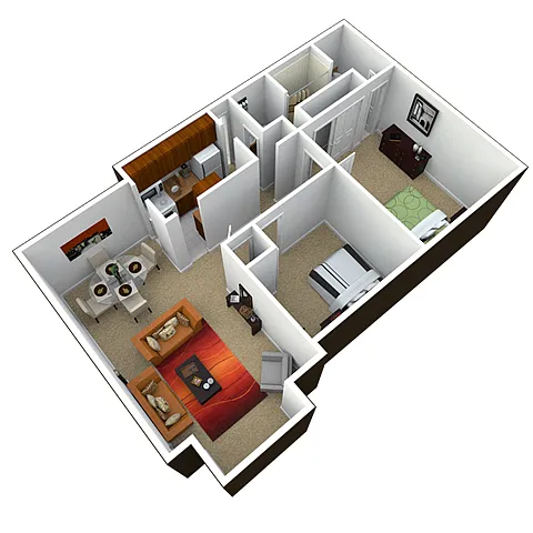 Floor plan B1E