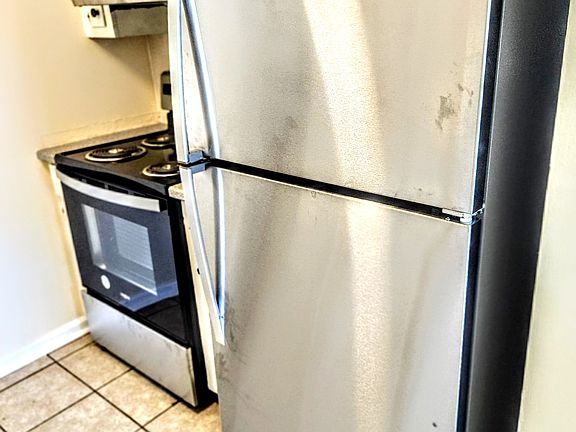 New stainless steel refrigerator
