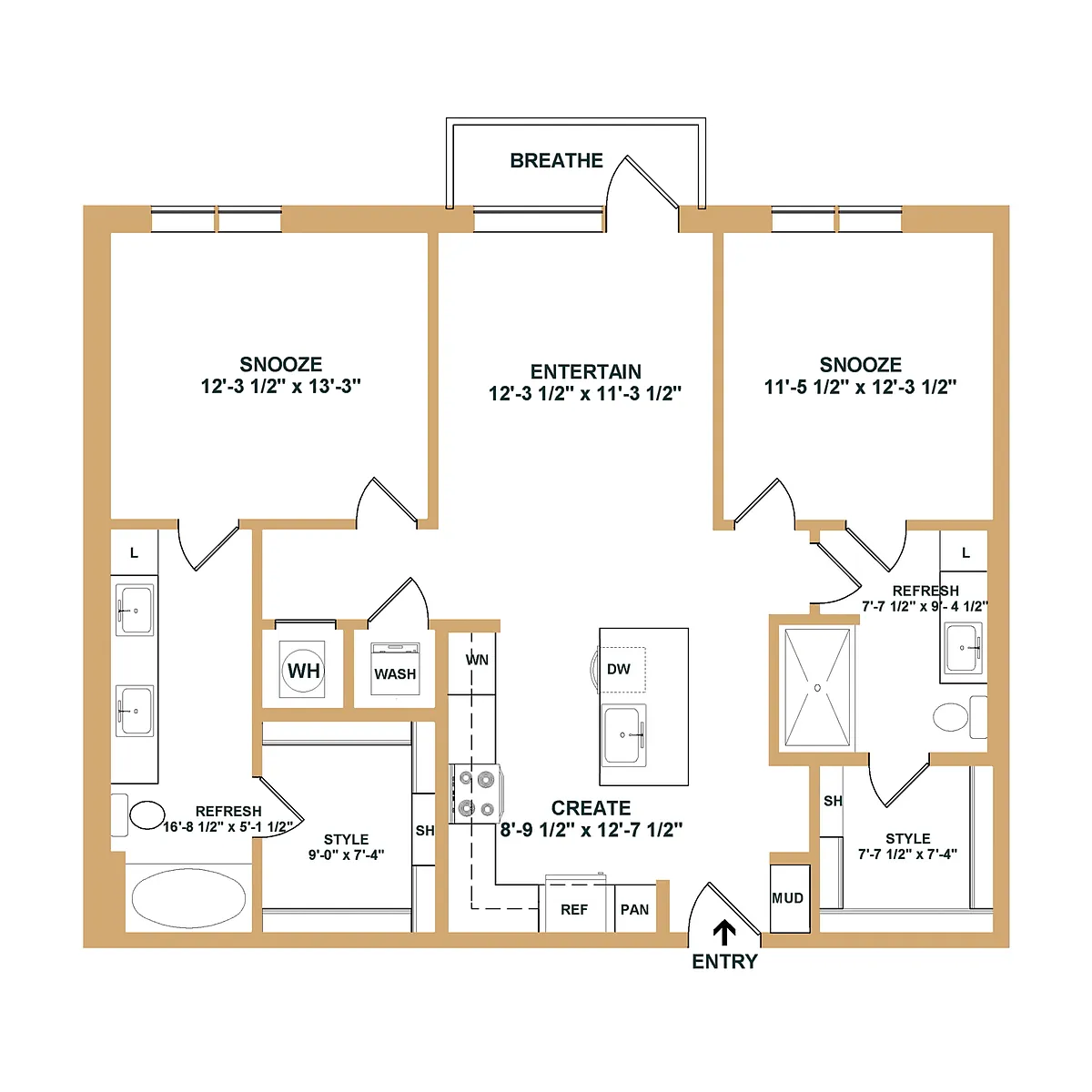 Floor plan B2