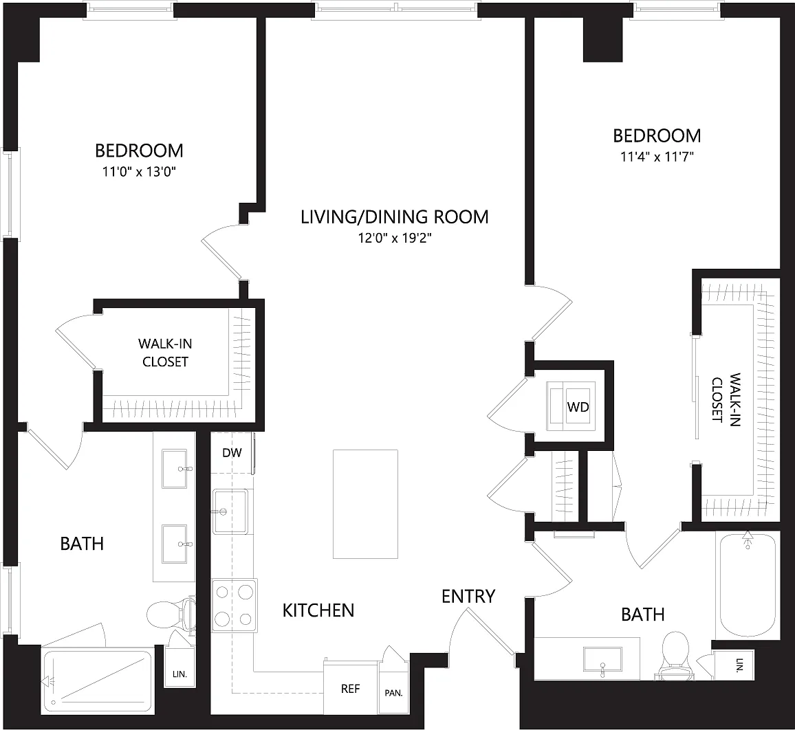Floor plan B21