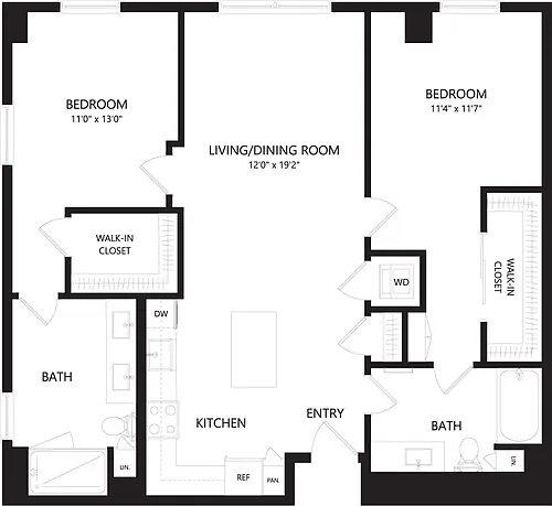Floor plan B21