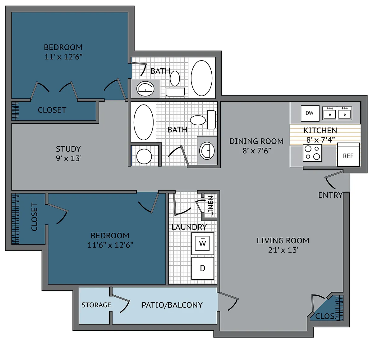Floor plan West End