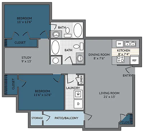 Floor plan West End